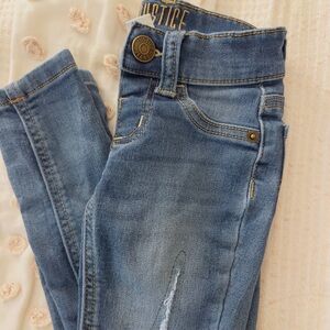 Justice girls skinny jeans